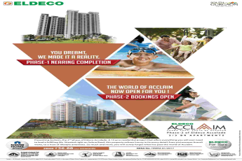 Book 2 BHK homes starting at Rs. 56.88 lacs onwards at Eldeco Acclaim in Gurgaon
